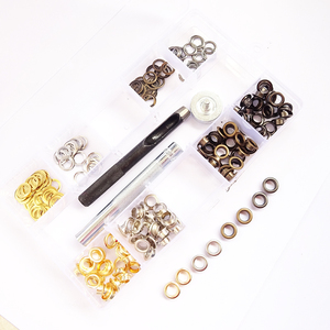 1/4英寸索环工具套件100套金属索环孔眼套件，带安装工具 - Product Image 4