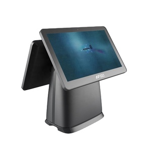 15 дюймов емкостный сенсорный экран pos системы windows компьютер с четырехъядерным процессором 80 мм терминала принтер - Product Image 1