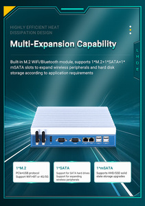 LH13-WIPC produttore IPC Intel J6412 Quad-core Win10/11 DDR4 32GB 8USB 6COM 4LAN incorporato Mini PC industriale Fanless per Computer - Product Image 3