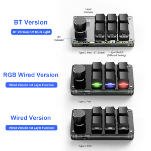 Programming Macro <strong>Custom</strong> Knob <strong>Keyboard</strong> RGB 3 <strong>Key</strong> Copy Paste Mini Button Gaming Keypad Mechanical Hotswap Macropad - Product Image 6