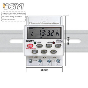 Vendita di fabbrica din rail Timer digitale di controllo Mini relè di ritardo settimanale 7 giorni programmabile 30a interruttore timer 220v - Product Image 1