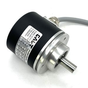 12 bit Encoder rotativo assoluto 38mm diametro esterno codificatori monogiro CAS38R12E6SGB serie SSI uscita