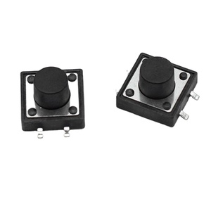 12x12mm 4-poliger SMD-Tast schalter Druckknopf-Berührungs schalter Mikroplatinen-Momentsc halter - Product Image 1