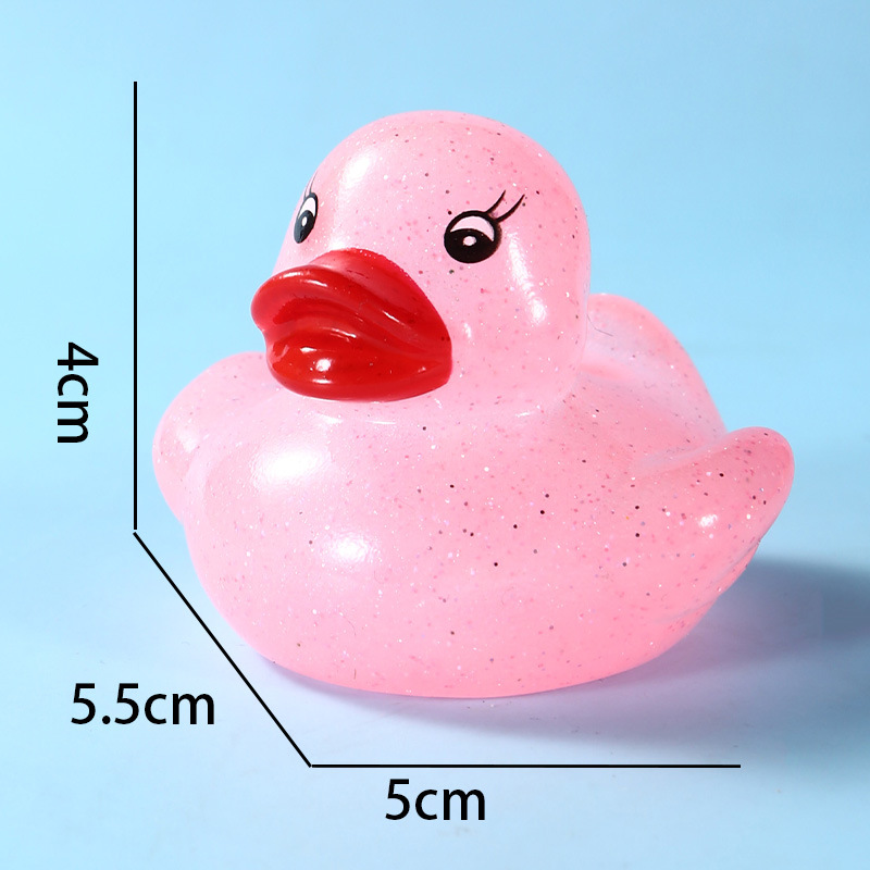 Pato de caramelo rosa