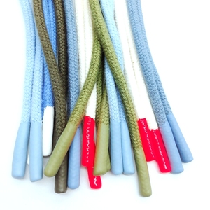 <strong>High</strong> <strong>Quality</strong> Custom logo Draw <strong>String</strong> Cord Decorative Drawcord With Custom Ends