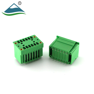 PCB 3.81mmピッチ用のワイヤコネクタのナットを備えた2列プラグオス端子台 - Product Image 2