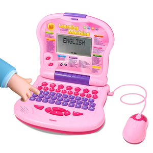 Multifunktion ale Aktivität Intelligente Lernmaschine 65 Funktionen Notebook Early Education Englisch Elektronisches Maschinen spielzeug - Product Image 1