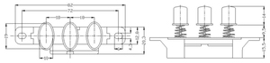 3 Pins <strong>Switch</strong> <strong>Button</strong> 2 <strong>Speed</strong> <strong>Keyboard</strong> <strong>Switch</strong> - Product Image 5