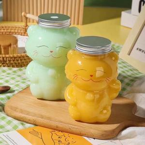 350ml cấp thực phẩm Pet gấu hình dạng màn hình in chai nước giải khát cho trà Soda năng lượng đồ uống & bia - Product Image 2