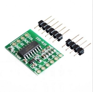 Sensor de pesaje HX711 Sensor de presión de módulo a / D de precisión de 24 bits de doble canal - Product Image 1