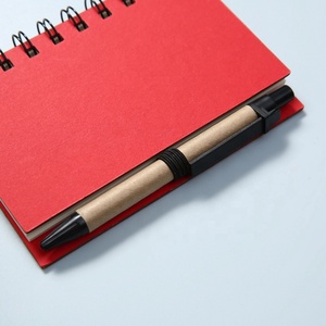 Bloc de notas promocional personalizado barato a granel cuaderno de notas en blanco con bolígrafo - Product Image 6