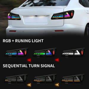 LEXUS IS250 için araba kuyruk işık meclisi çifti IS300 isisf 2006-12 LED fren sinyal ışığı Tuning parçaları araba arka lamba sistemi - Product Image 4