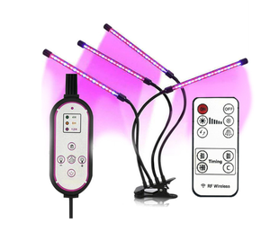 อะแดปเตอร์ USB ไฟ LED เติบโตพร้อมรีโมทคอนโทรลสำหรับพืชดอกไม้เต็มสเปกตรัมจับเวลา3/9/12HR หรี่แสงได้10 - Product Image 2