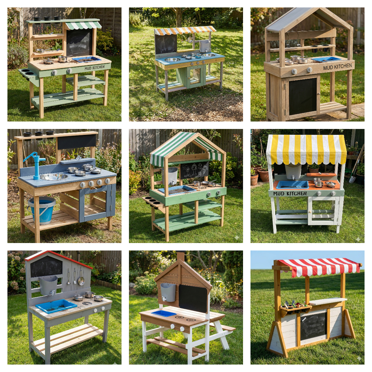 Cuisine de boue pour enfants
