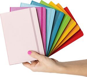 Cuaderno de cuero con logotipo personalizado, libreta lisa con impresión de logotipo personalizado, cubierta, diario, A4, A5, A6 - Product Image 1