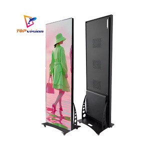 TOPvision App programma di controllo ammiccante tutto In un Design per interni ed esterni impermeabile pubblicità Led Poster Display - Product Image 1