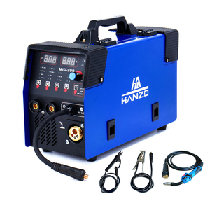 Aluminum Welding Double Pulse 200 Amp <strong>Welder</strong> <strong>3</strong> <strong>in</strong> <strong>1</strong> Mma Flux Weld Mig Welders Machine