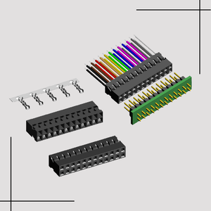 2.00mm Pitch, tương đương Molex 2.0 <span class=keywords><strong>milli</strong></span>-lưới cắm nhà ở kết nối, 4 6 8 10 12 14 16 18 20 22 pins cách mạch liên hệ với nhà sản xuất - Product Image 1