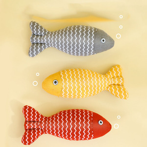 Large Linen Fish <strong>Catnip</strong> Toys Self-Entertaining <strong>Cat</strong> Toys with Teeth Cleaning Feature for Daily <strong>Use</strong> by <strong>Cats</strong> and Dogs - Product Image 1