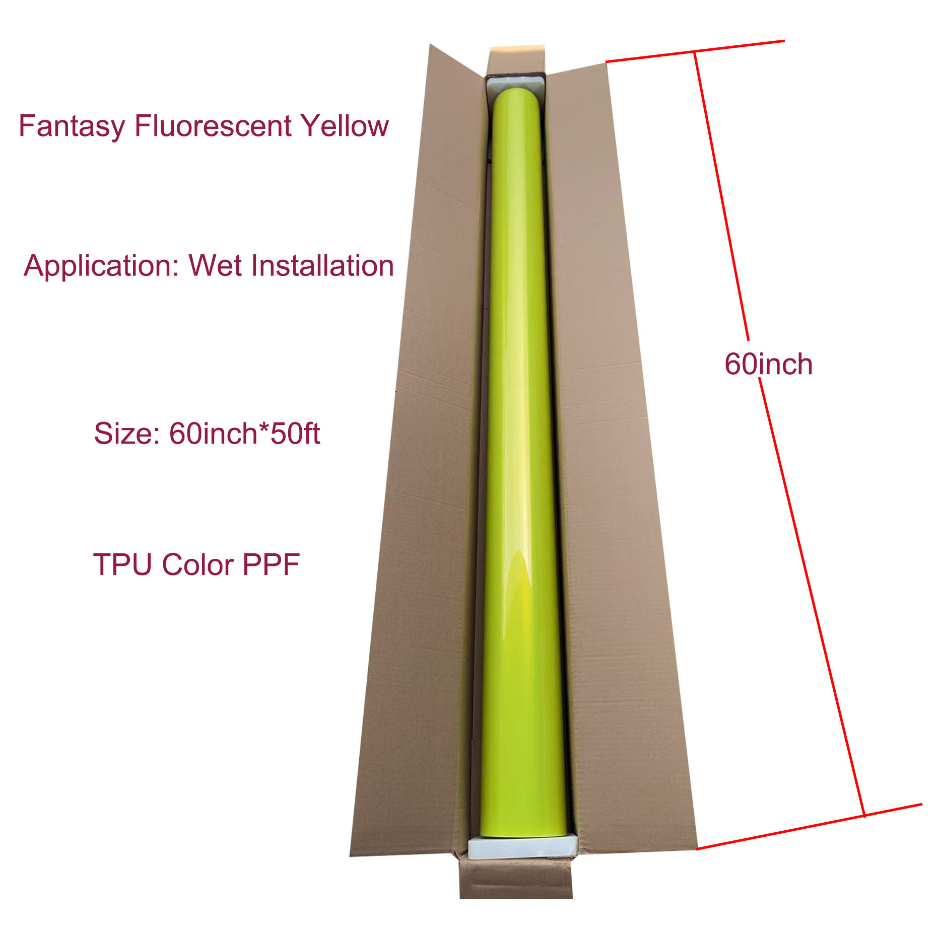 TPU Colorful Fluorescent Yellow