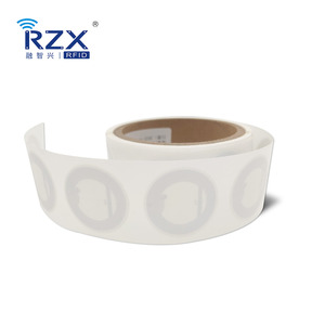 Etiqueta adhesiva RFID NFC programable con URL variable, logotipo de impresión, código QR para caja de cartón, embalaje, intercambio de sitios web