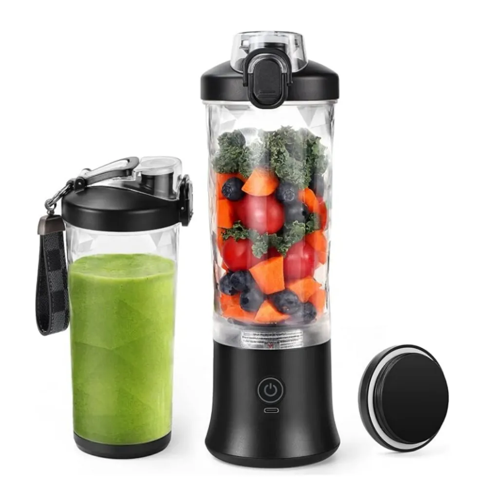 Wiederauf ladbarer tragbarer Smoothie-Mixer 600ml Mini USB wiederauf ladbarer persönlicher tragbarer Mixer neues Produkt elektrischer Shaker-Mixer