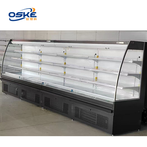 Hoa tươi tủ lạnh dọc tủ siêu thị rèm không khí tủ trái cây và rau tủ trưng bày tủ lạnh - Product Image 6