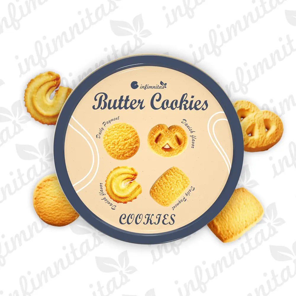 Oem Classic Butter Cookie Recetas al por mayor galletas navideñas galletas de mantequilla danesa