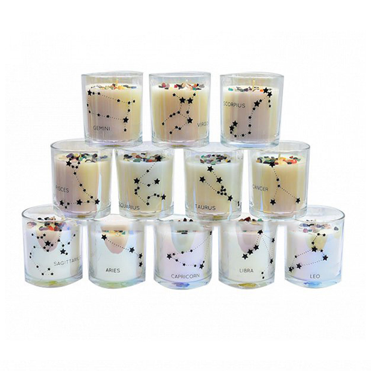 فروش عمده واکس سویا لوکس شیشه شمع معطر چاپ سفارشی 6