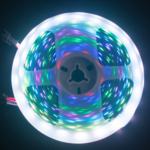 Смарт-Пиксельная полноцветная цифровая Радужная Светодиодная лента IC2811 RGB, 5 м DC12V 30/60 светодиодов/м, нанесение ландшафта, медный корпус - Product Image 3