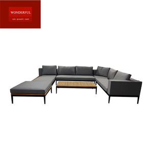 Outdoor <strong>Patio</strong> Furniture Modern Single Garden Corner Sofas - Product Image 6
