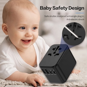 Worldplug อะแดปเตอร์ชาร์จอเนกประสงค์สำหรับการเดินทาง, 2ประเภท C 2 USB - Product Image 4