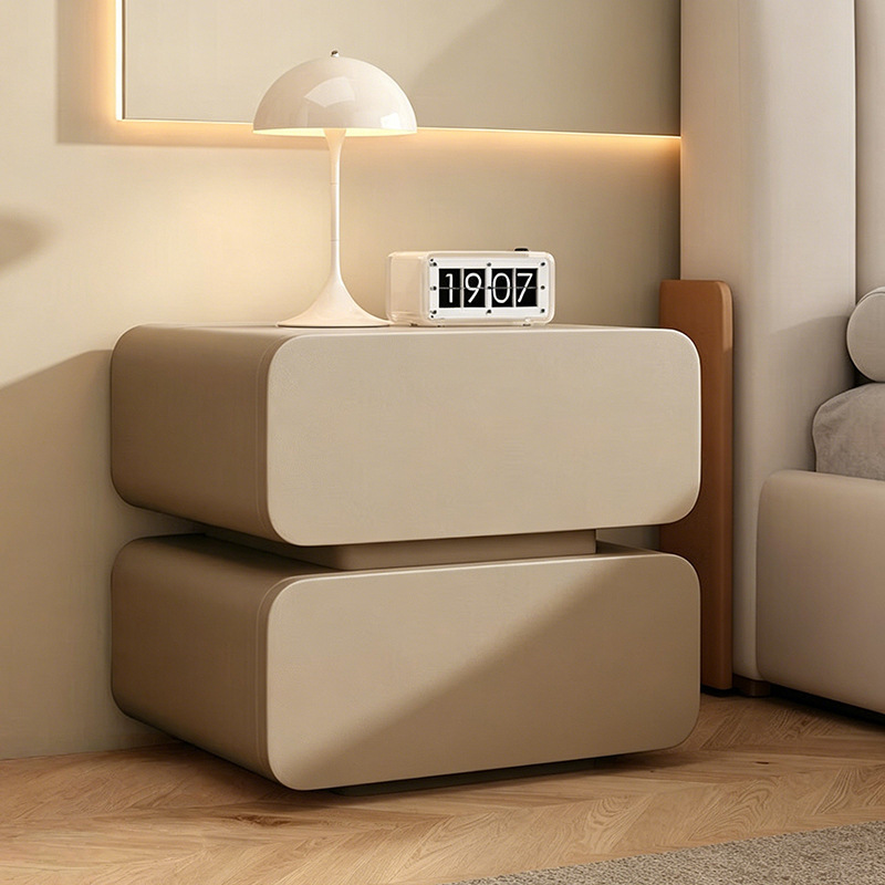 Brown - Drawer-style - with touch light