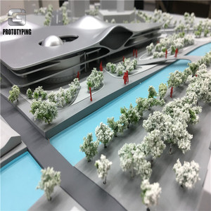 Modelo en miniatura de paisaje 3D, prototipo de construcción, personalizado, CNC - Product Image 4