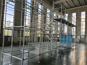 Dayanıklı çelik çok yönlü katman makas İskele hafif tip güvenlik çeşitli bina inşaat gereksinimleri depo toplantı - Product Image 5