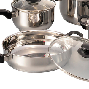 ร้อนใหม่บ้านทำอาหารเหล็ก Nonstick เครื่องครัว12ชิ้นชุดเครื่องครัว