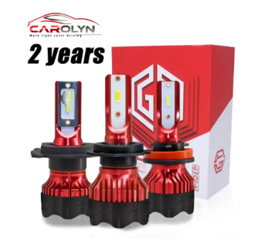 공장 직접 판매 carolyn 16000lm k5 led 자동차 헤드 라이트 전구 H4 h7 9005 9006 hb3 72W led 헤드 라이트
