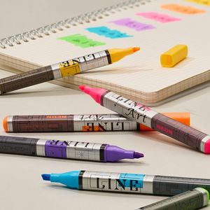 Wholesale Custom Cute Multi Colour <strong>Highlighter</strong> 6 Colour Macaron <strong>Highlighter</strong> With Custom Logo - Product Image 5