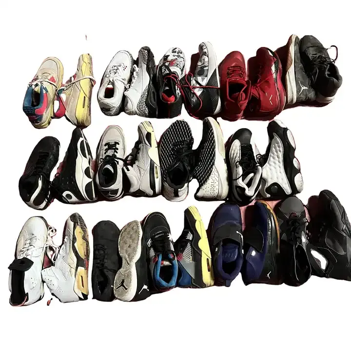 China 25KG High Quality Branded Men Second Hand Mixed Shoes Sports Bulk Used Basketball Shoes