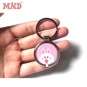 Custom Printing QR <strong>Code</strong> Pet Keychain RFID Epoxy NFC ID Name Tag for Engraving