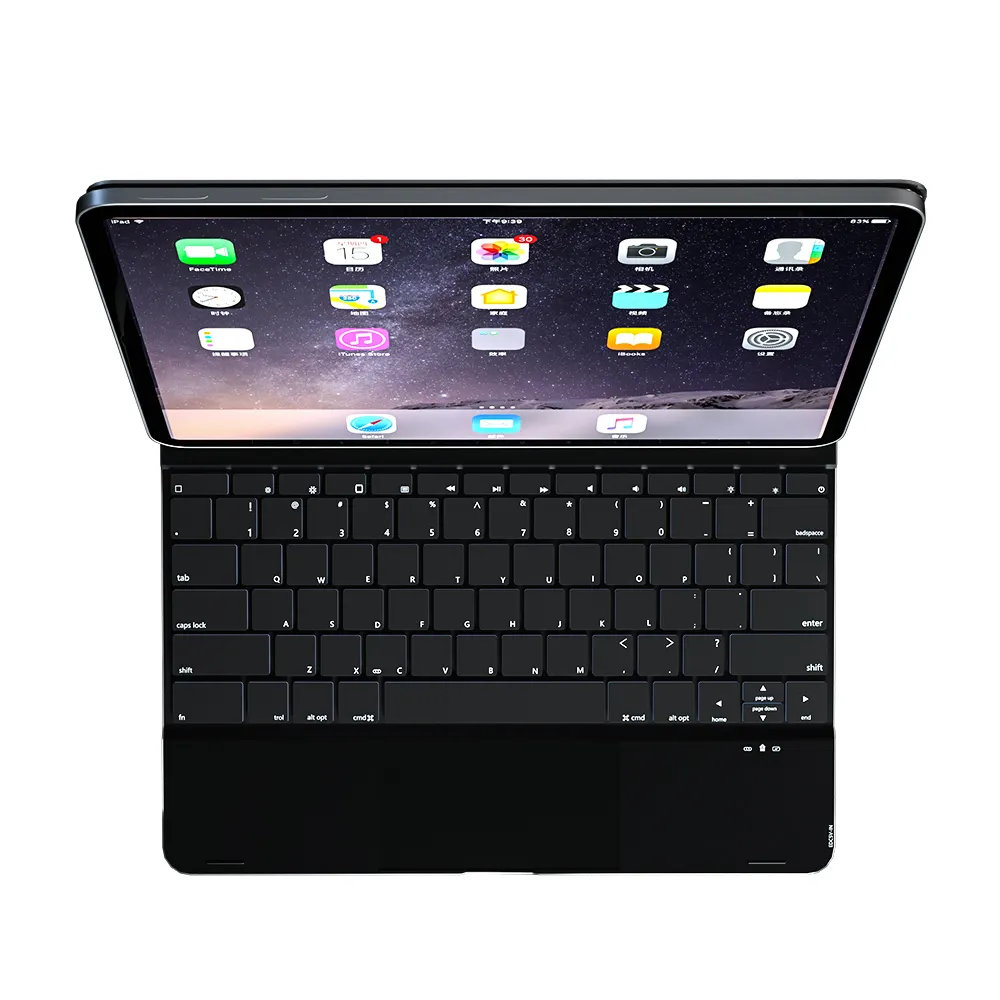Penjualan Laris Casing 360 Derajat Magnetis Kustom Baru untuk Ipad Pro 12.9 2021 Casing untuk Keyboard Ajaib