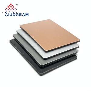 Pannello composito in alluminio (ACM) 4mm spazzolato per la pubblicità esterna del sentiero segnaletica rivestimento della parete esterni cucine edifici" - Product Image 2