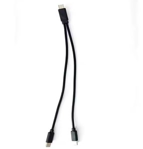 INNOPRO hızlı şarj 2IN 1 USB kablosu USB tip C çift USB tip C yön Y kablosu Apple Huawei Samsung için uygun - Product Image 2