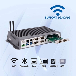 Dual LAN Mini PC with 2 Ethernet 8 USB 6 COM RS232 RS485 Core I5/I7/I9 Wifi 4G Industrial <strong>X86</strong> <strong>Embedded</strong> <strong>Computer</strong> for 4G Sim Card - Product Image 5