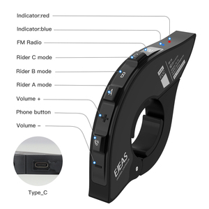Control remoto Bluetooth de bajo consumo EJEAS EUC con sistema de intercomunicación EJEAS Q8 Q7 V6 pro - Product Image 2