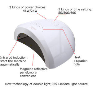 物美价廉48w uv led灯美甲沙龙修指甲凝胶指甲油指甲灯 - Product Image 4