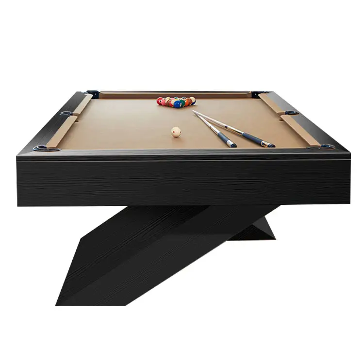 China Factory Design Quality Materials American Luxury Look Family Game Room Style Pool Table 7ft 8ft 9ft Size for Sale