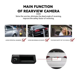 Audi A8 Q5 Q7 için araba gövde kolu kamera A6L A3 A4 A6 dikiz kamera CCD gece görüş ters kamera - Product Image 6
