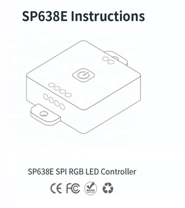 SPI RGB светодиодный контроллер WS2811 SK6812 WS2812B SP638E RGB пиксельный светодиодный контроллер - Product Image 2