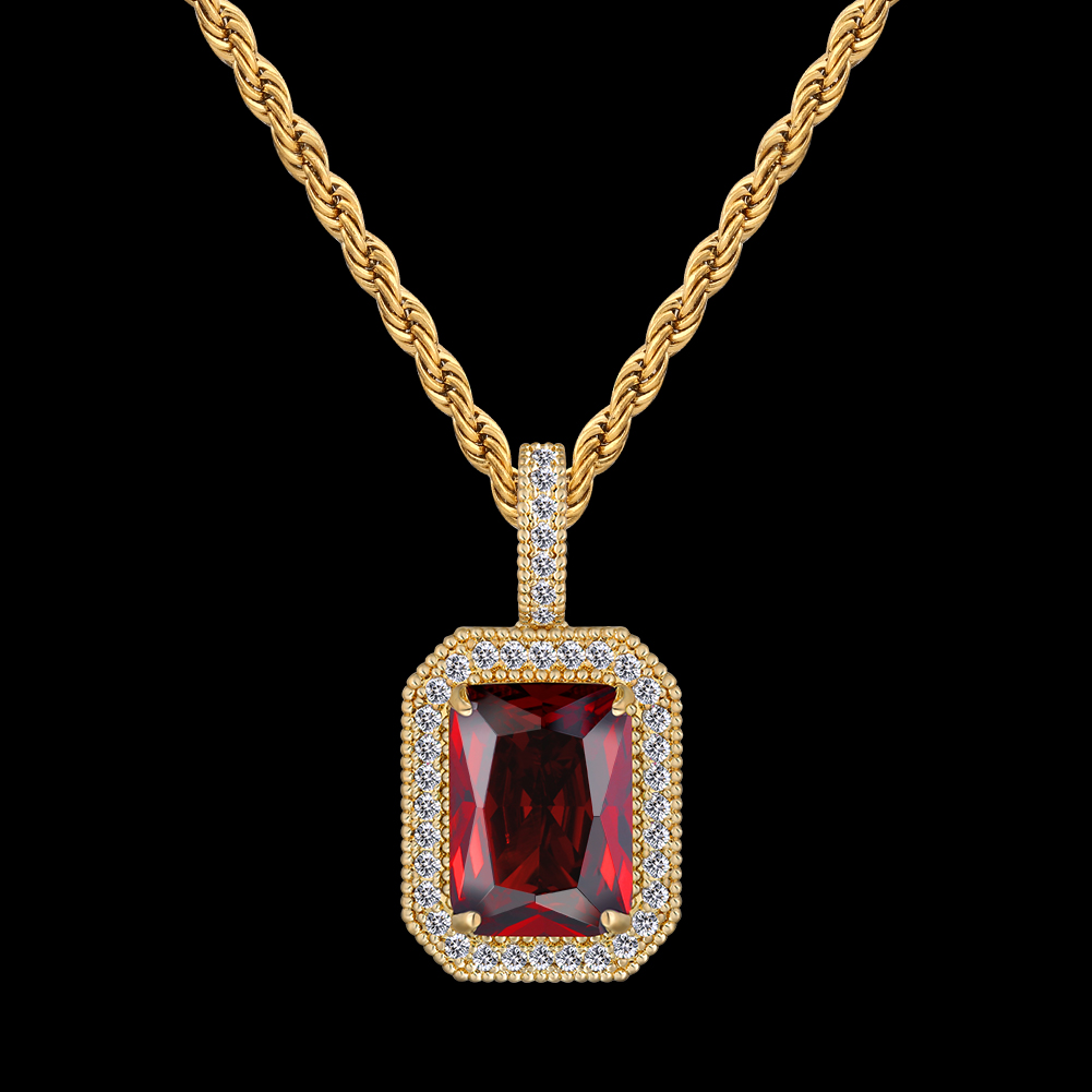 Collana rubino